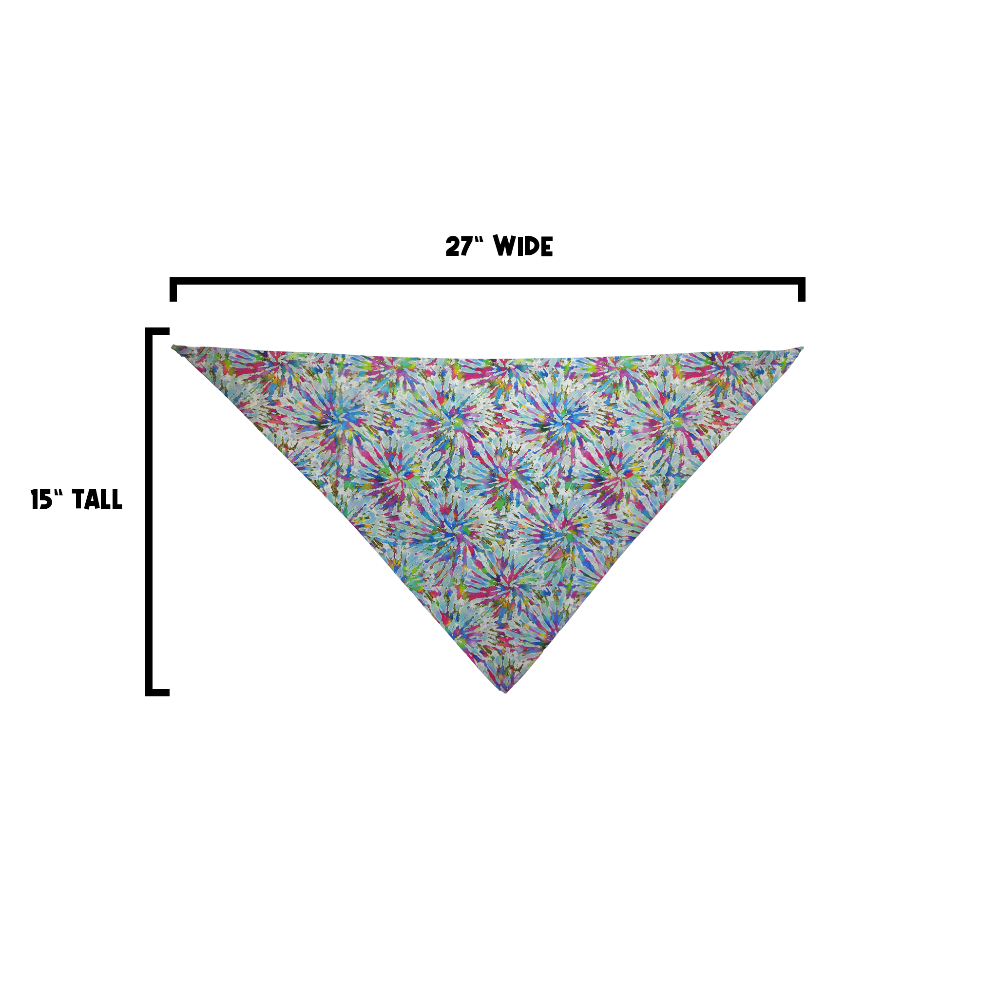 Personalized Pastel Rainbow Bandana