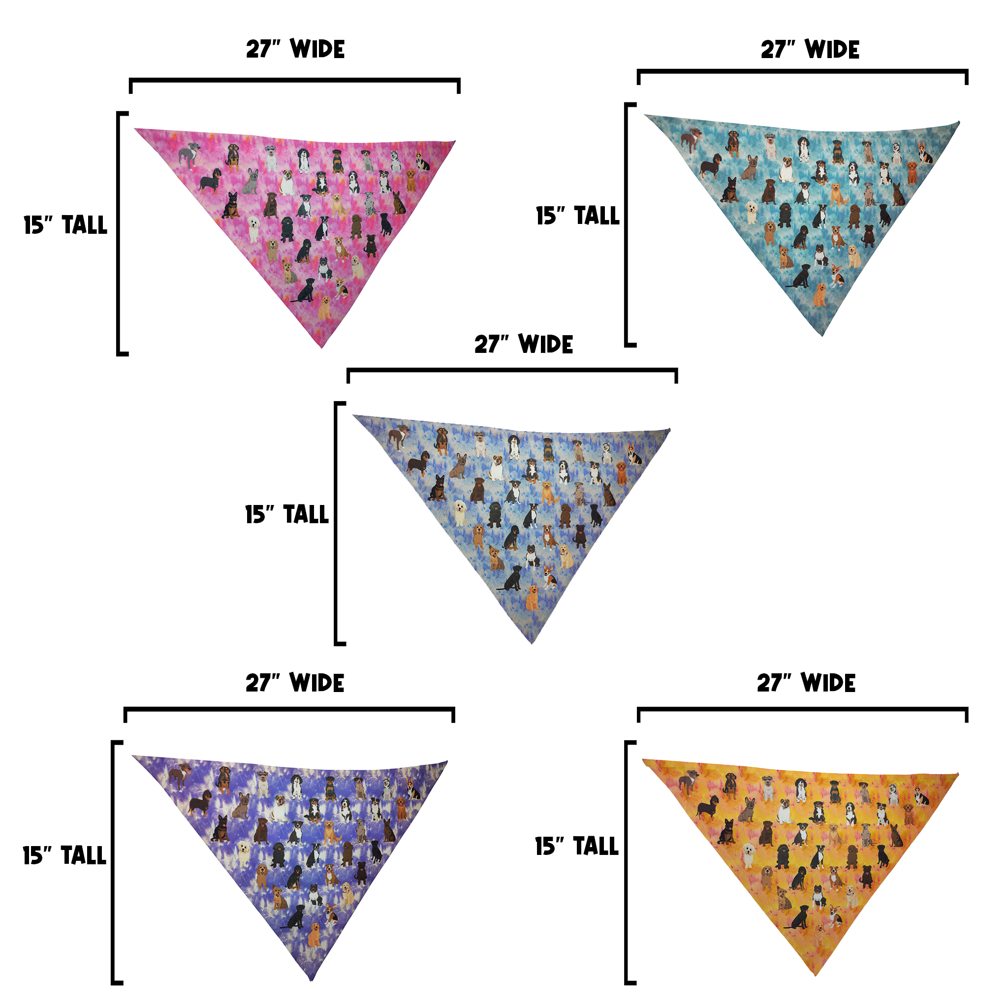 Dog Family Bandana