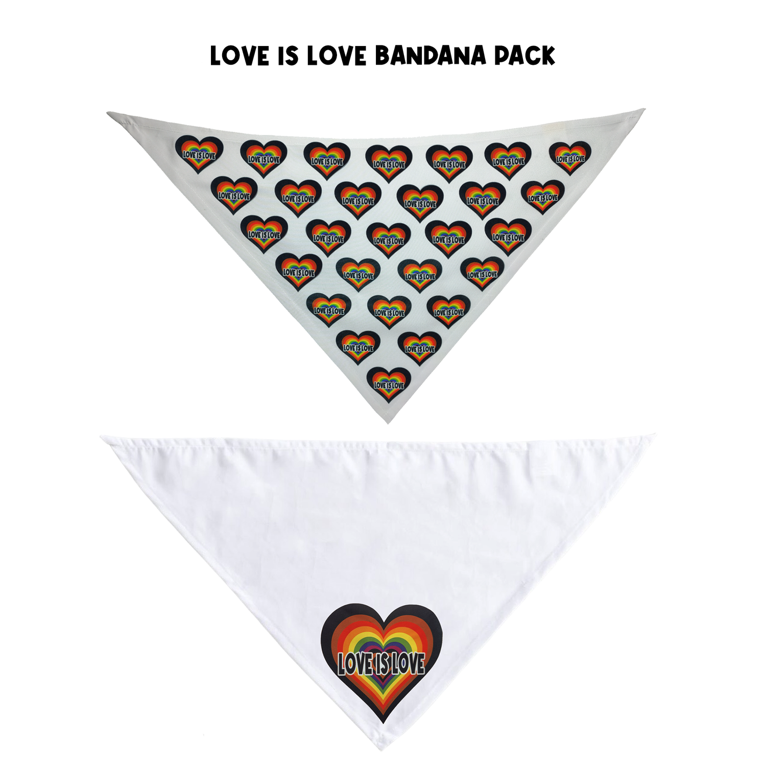 Love Is Love Bandanas Pack