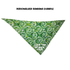 Personalized Green Tie Dye Bandana