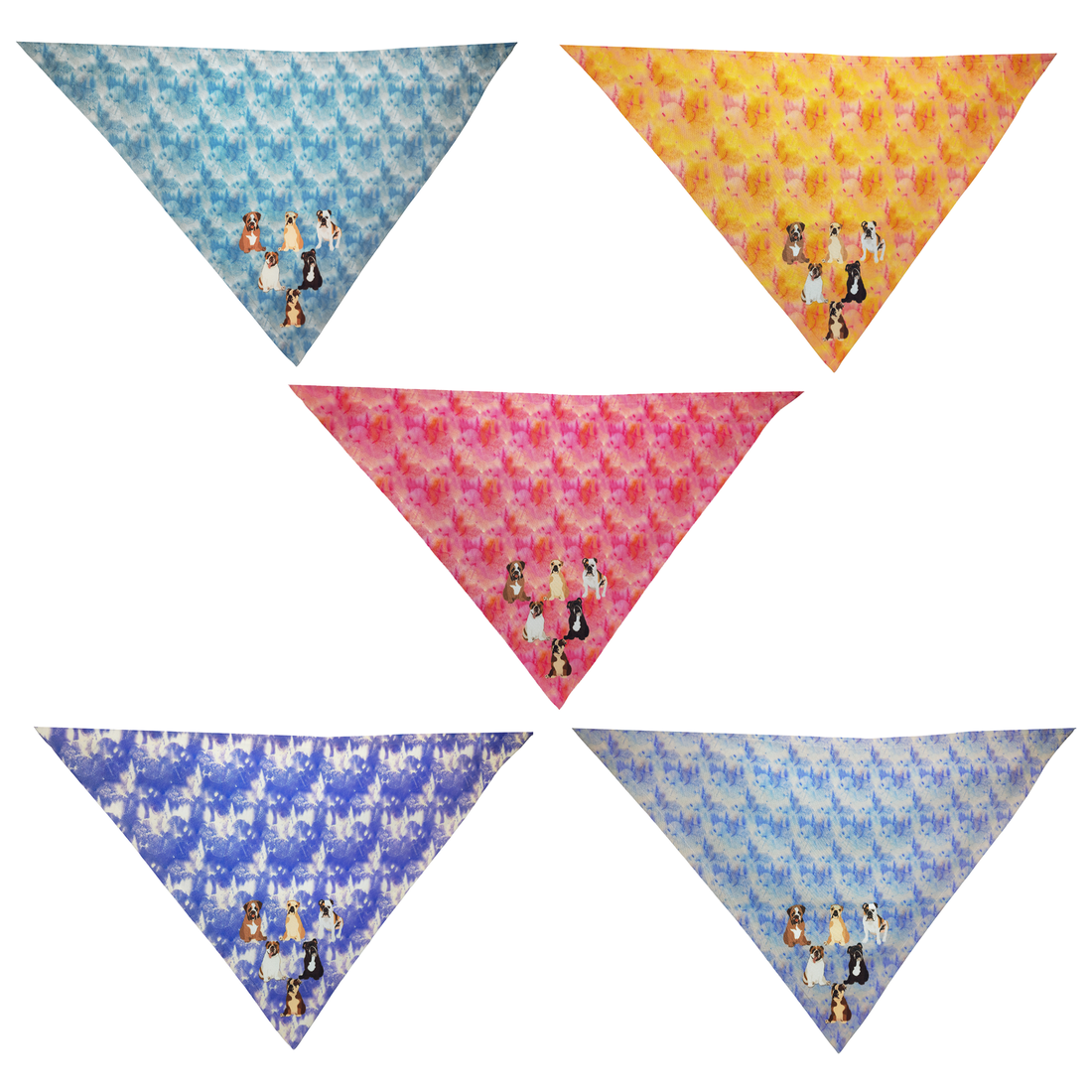 Bull Dog Family Bandana