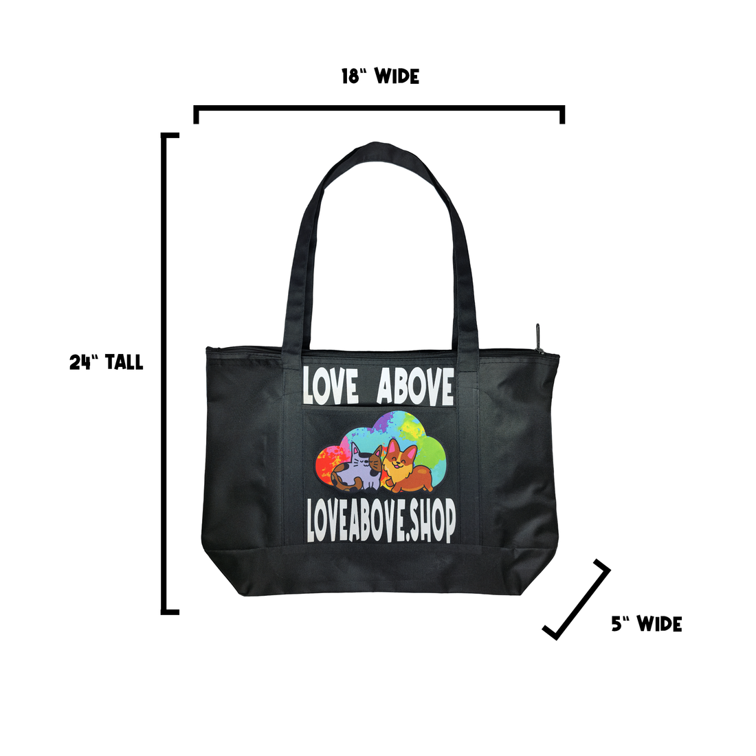 Love Above Tote Bag