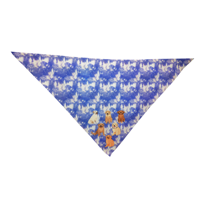 Golden Retriever Family Bandana