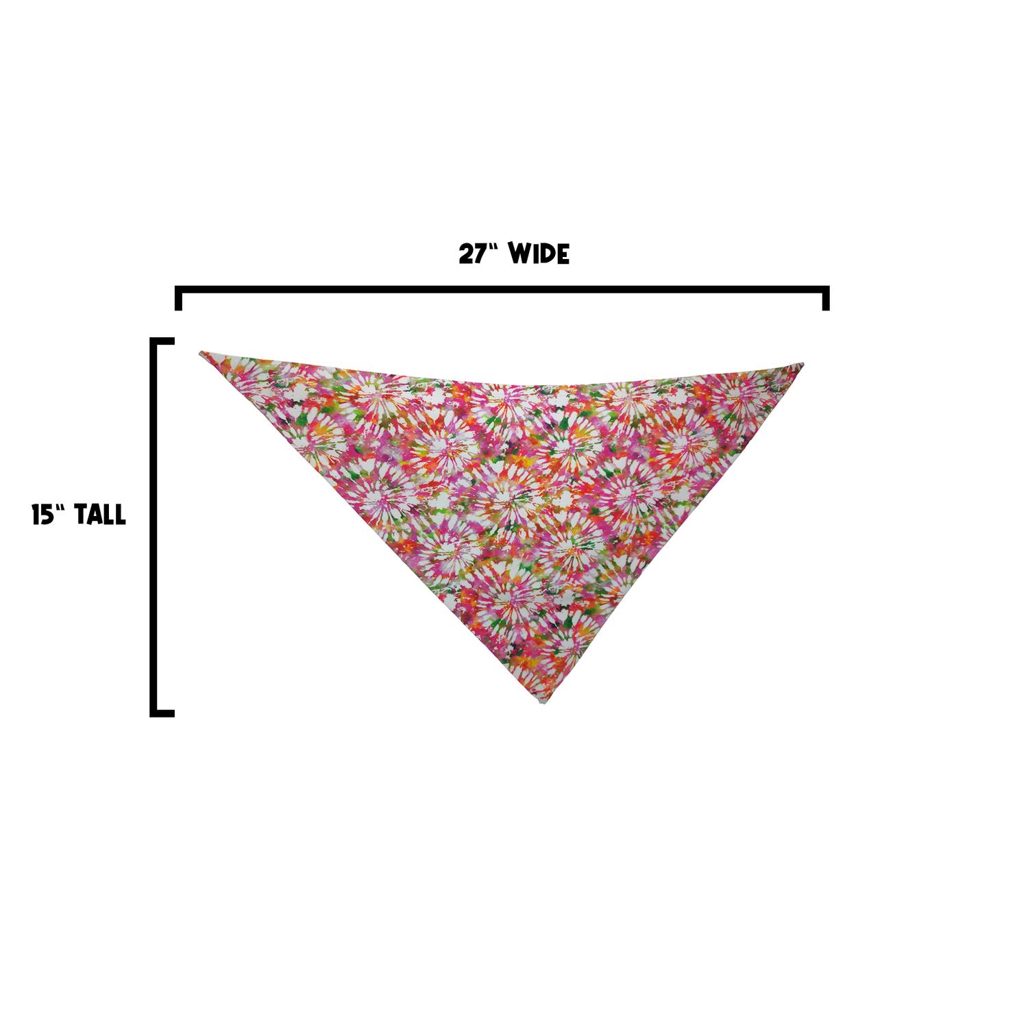 Pink Tie Dye Bandana