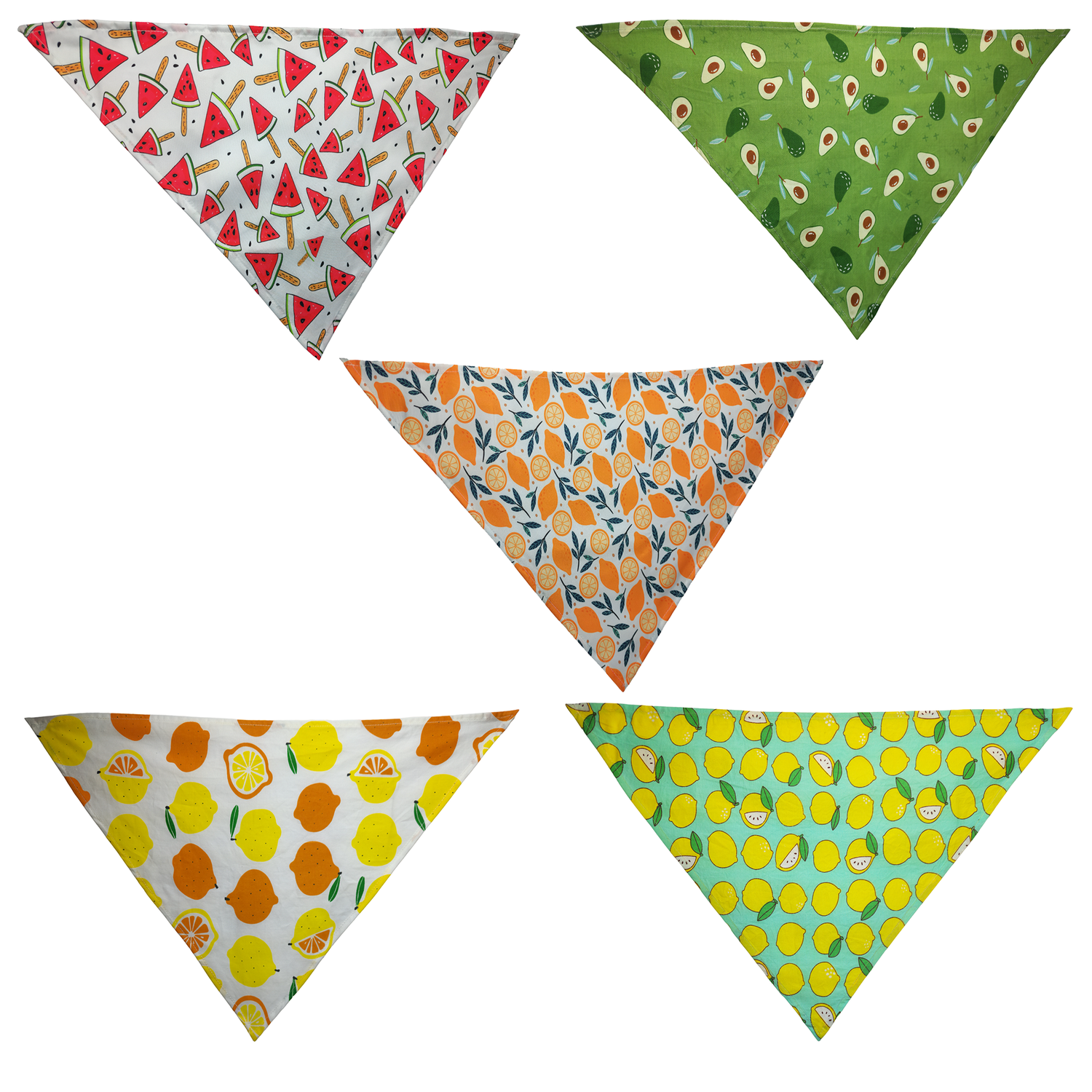 5 Fruit Bandanas Pack