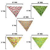 5 Fruit Bandanas Pack