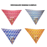 Personalized Golden Retriever Family Bandana