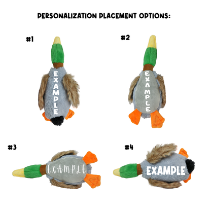 Personalized Duck Toy