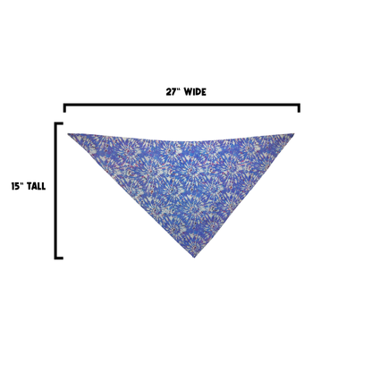 Personalized Purple Tie Dye Bandana