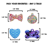 Personalized "Pick Your Favorites" 2 Tags Pack