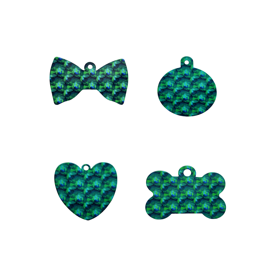 Personalized Green Cloud Tag