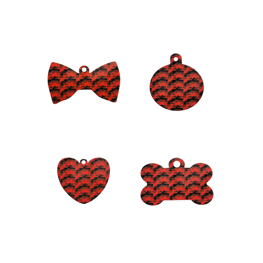 Personalized Red Cloud Tag